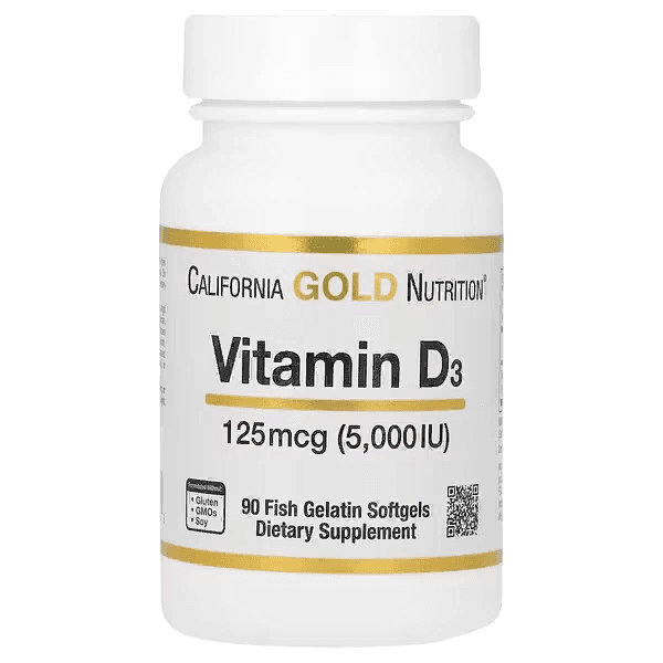 Витамин Д3, 5000 МЕ, 90 капсул, Vitamin D3