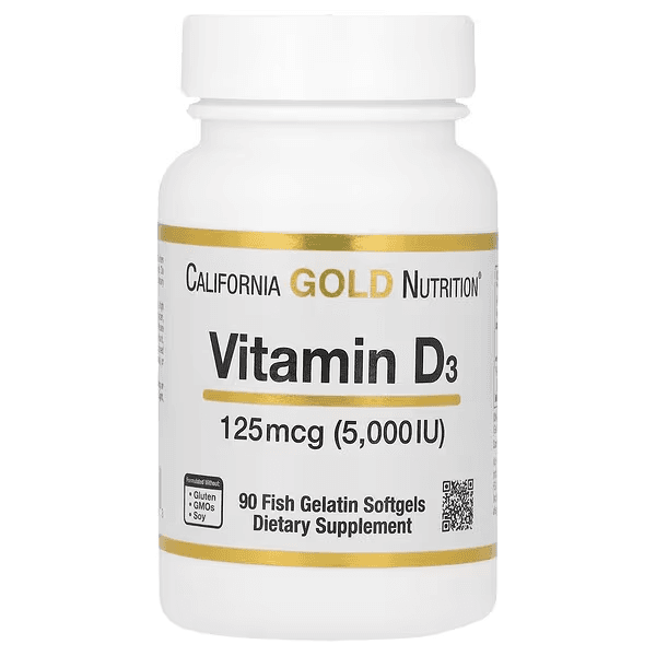 Витамин Д3, 5000 МЕ, 90 капсул, Vitamin D3