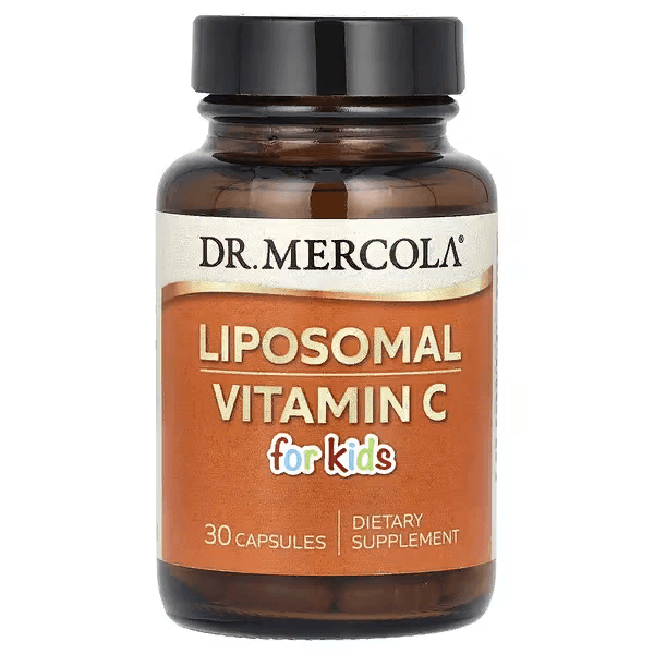 Липосомальный витамин C для детей, 30 капсул, Dr. Mercola, Liposomal Vitamin C