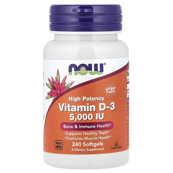 Витамин Д3, 5000 МЕ, 240 капсул, Vitamin D-3