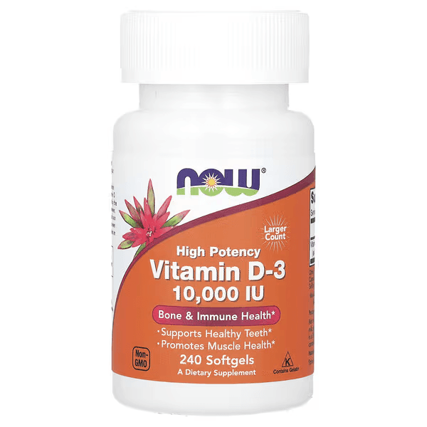 Витамин Д3, 10 000 МЕ, 240 капсул, Vitamin D-3