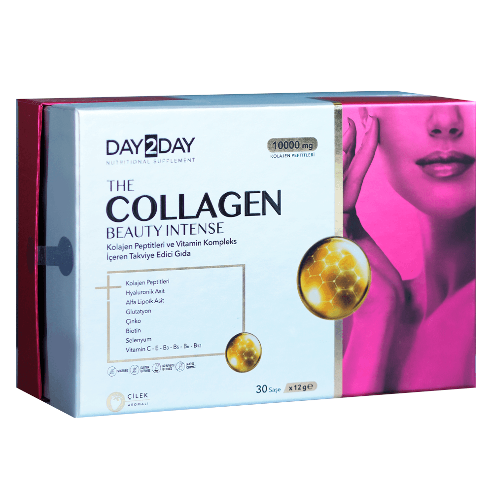 Коллаген Day2Day The Collagen Beauty Intense, 10000 мг, 30 пакетиков