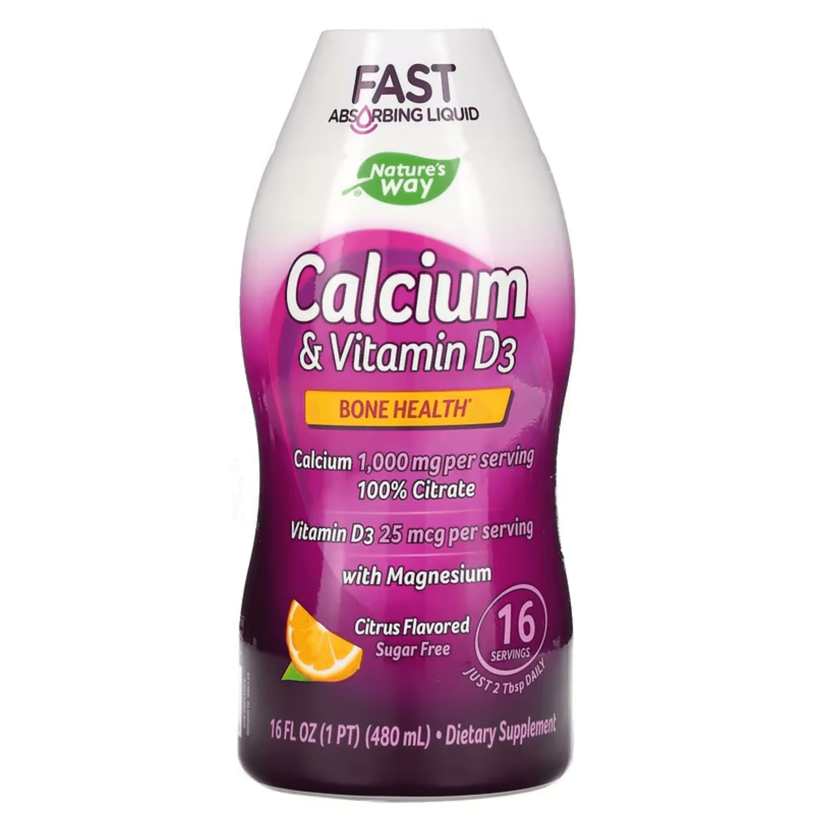 Кальций и витамин Д3, 480 мл, Calcium & Vitamin D3