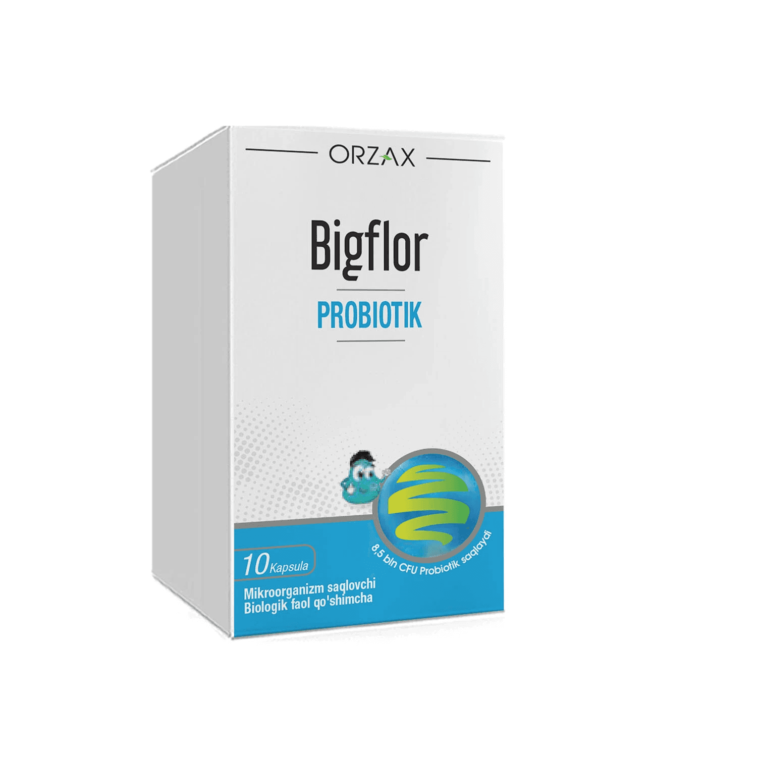 Orzax  Bigflor Пробиотики 10 капсул, Orzax  Bigflor Probiotic