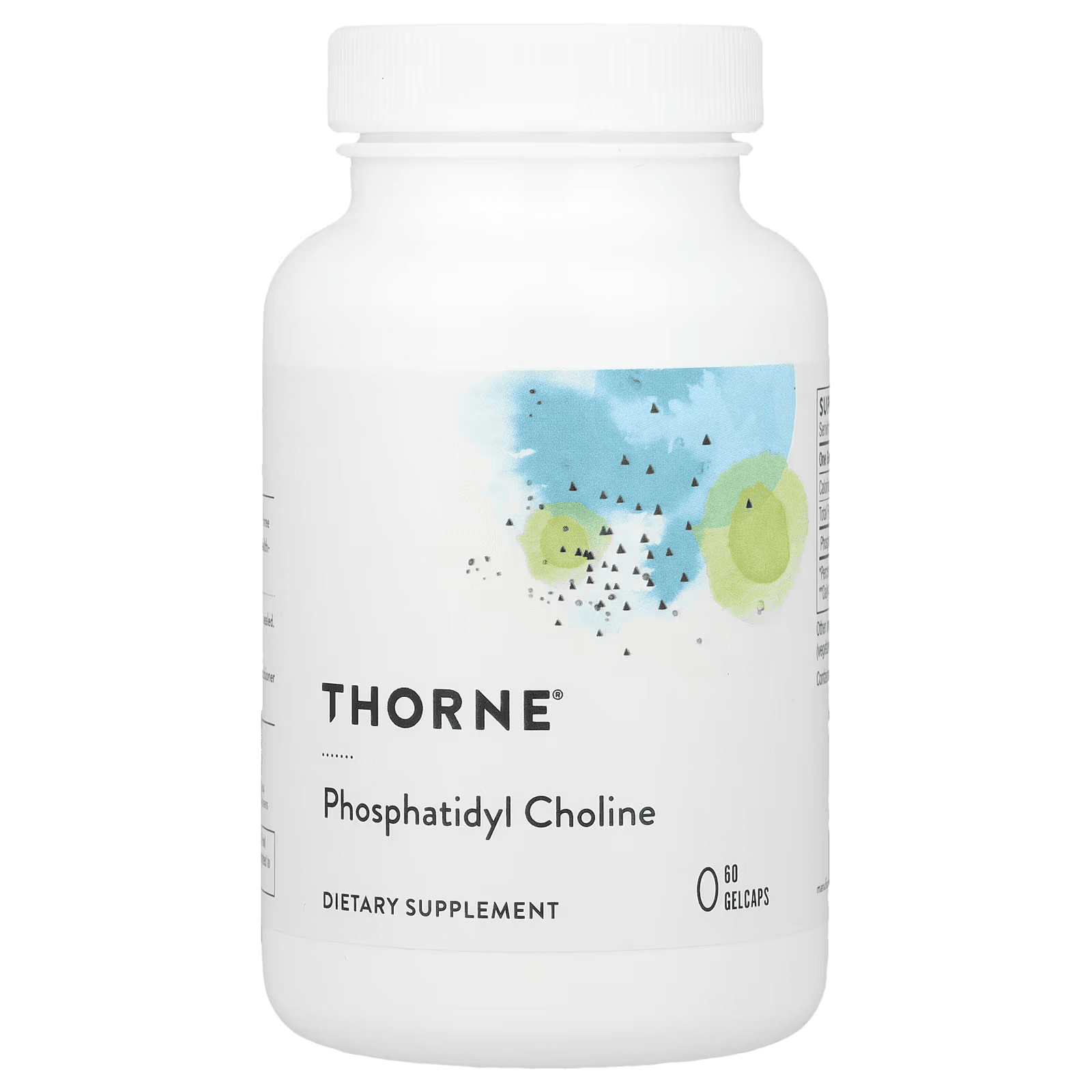 Thorne,  фосфатидилхолин, 60 желатиновых капсул, phosphatidyl choline