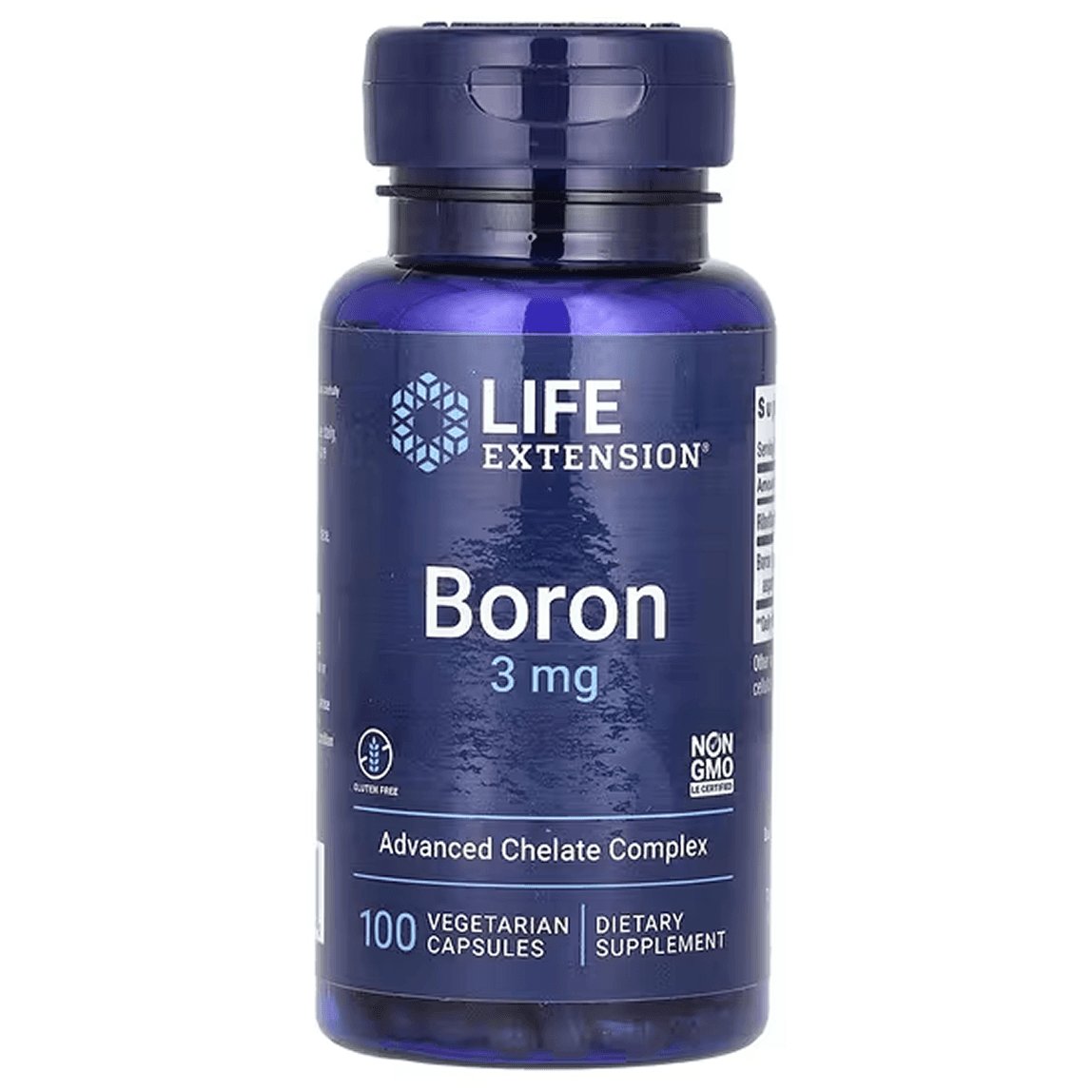 Бор, 100 веганских капсул, Life Extension, Boron
