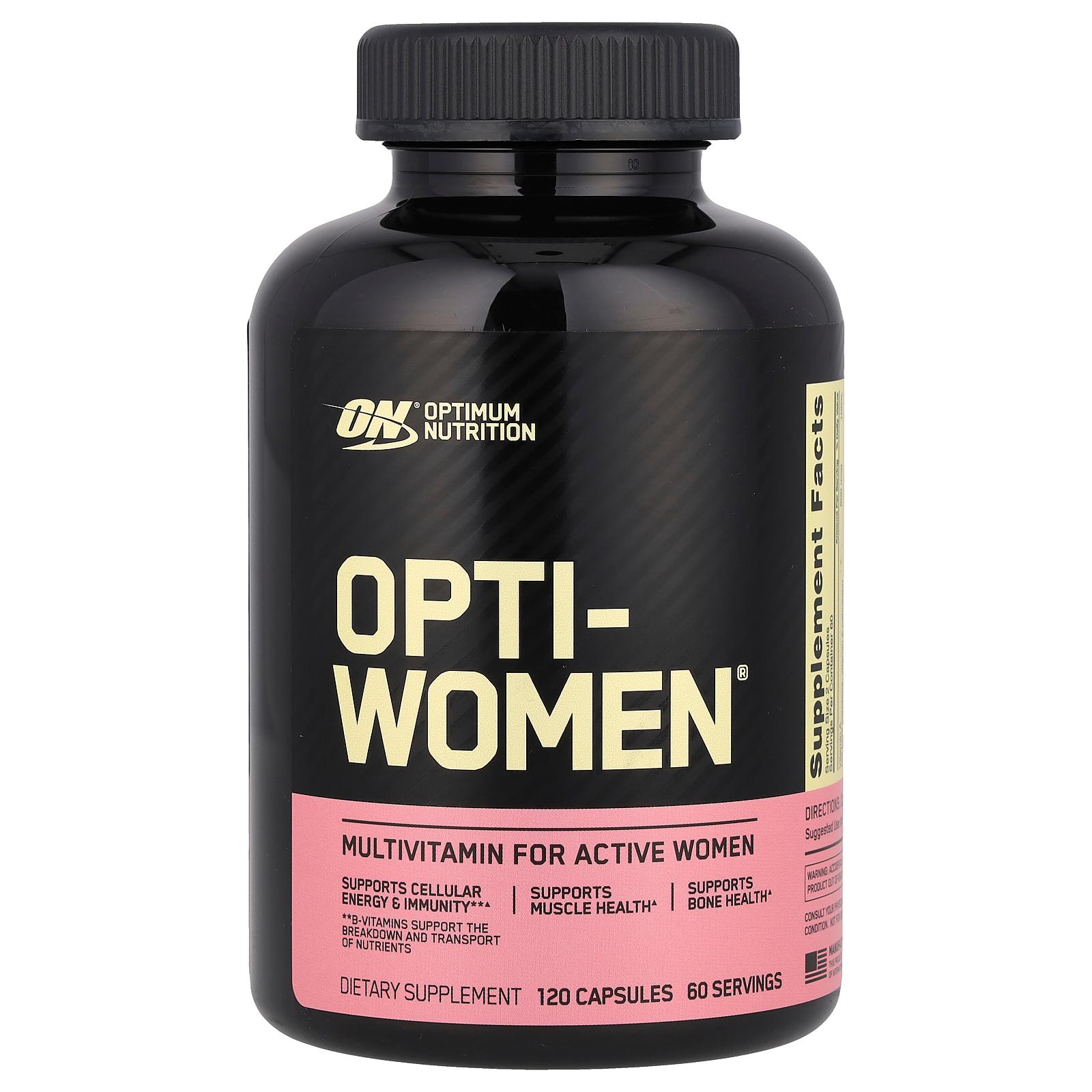 Мультивитамины для женщин OPTI-WOMEN, Опти Вумен, 120 капсул, Optimum Nutrition