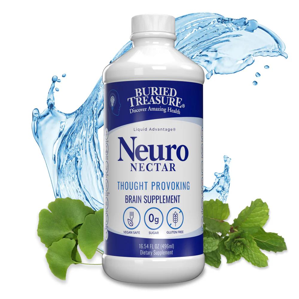 Витамины для мозга, 496 мл, Buried Treasure, Neuro Nectar