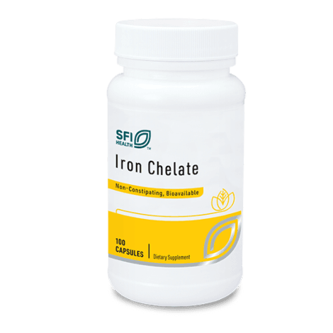 Хелатное железо, 30 мг, 100 капсул, SFI Health, Chewable Iron Chelate