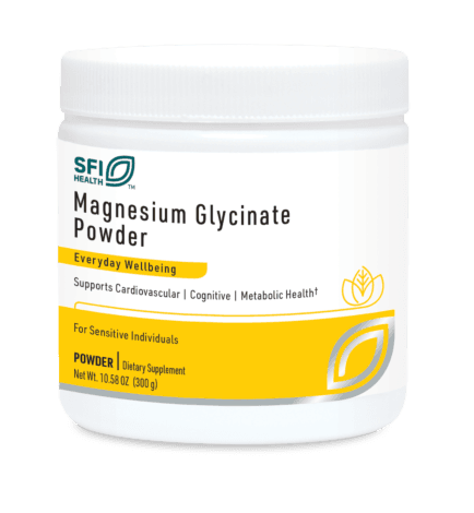 Порошок магния глицината, 200 мг, 300 г, SFI Health, Magnesium Glycinate Powder