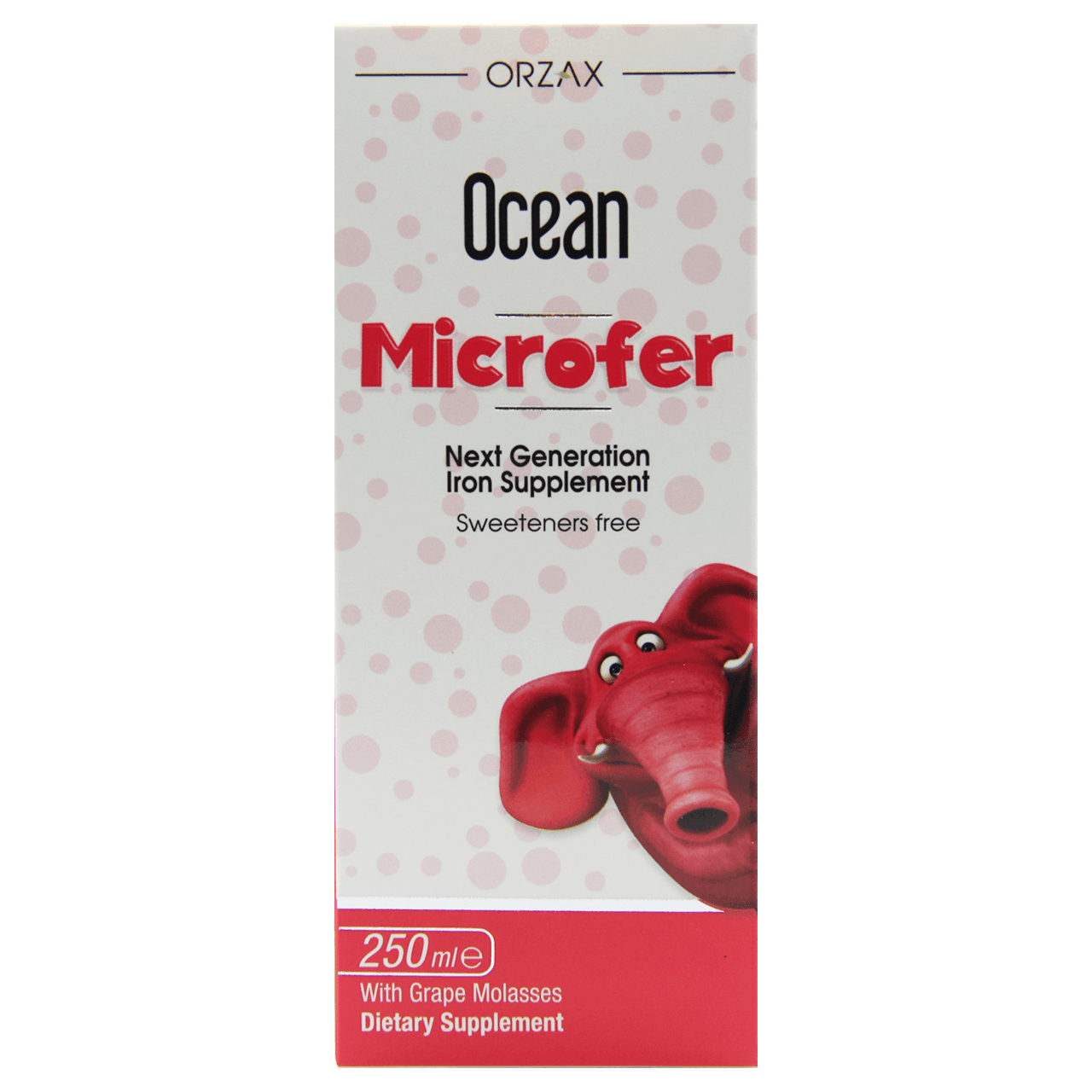 Липосомальное железо в виде сиропа, 250 мл, Ocean Microfer, ORZAX