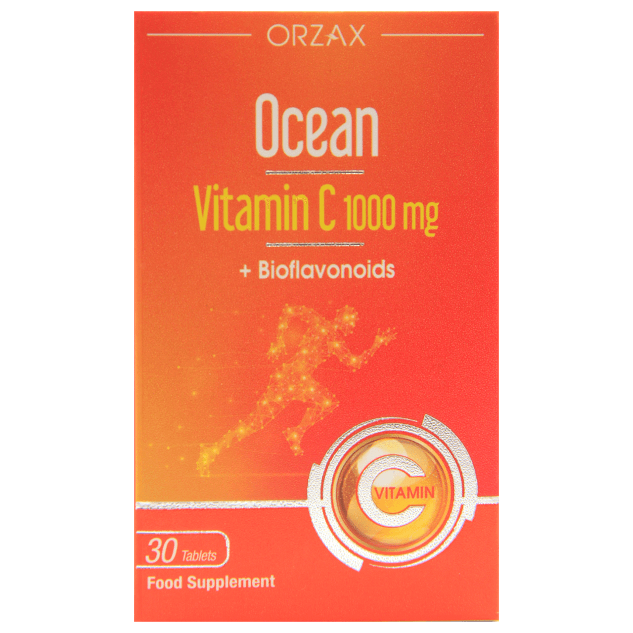 Витамин С с биофлавоноидами, 1000 мг, 30 таблеток, Ocean Vitamin C 1000 mg