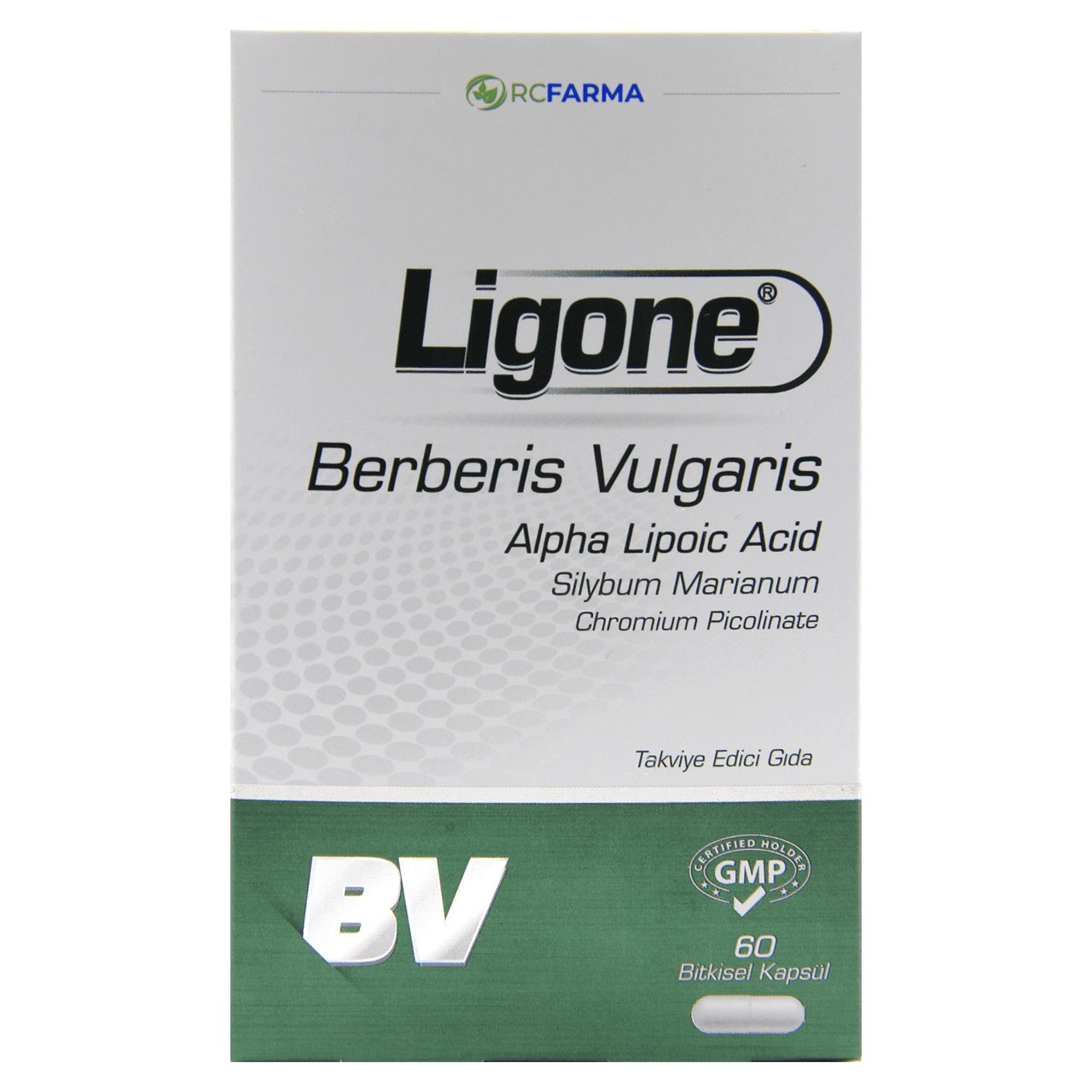 Комплекс с берберином, 60 капсул, Berberis Vilgaris Ligone, RCFARMA
