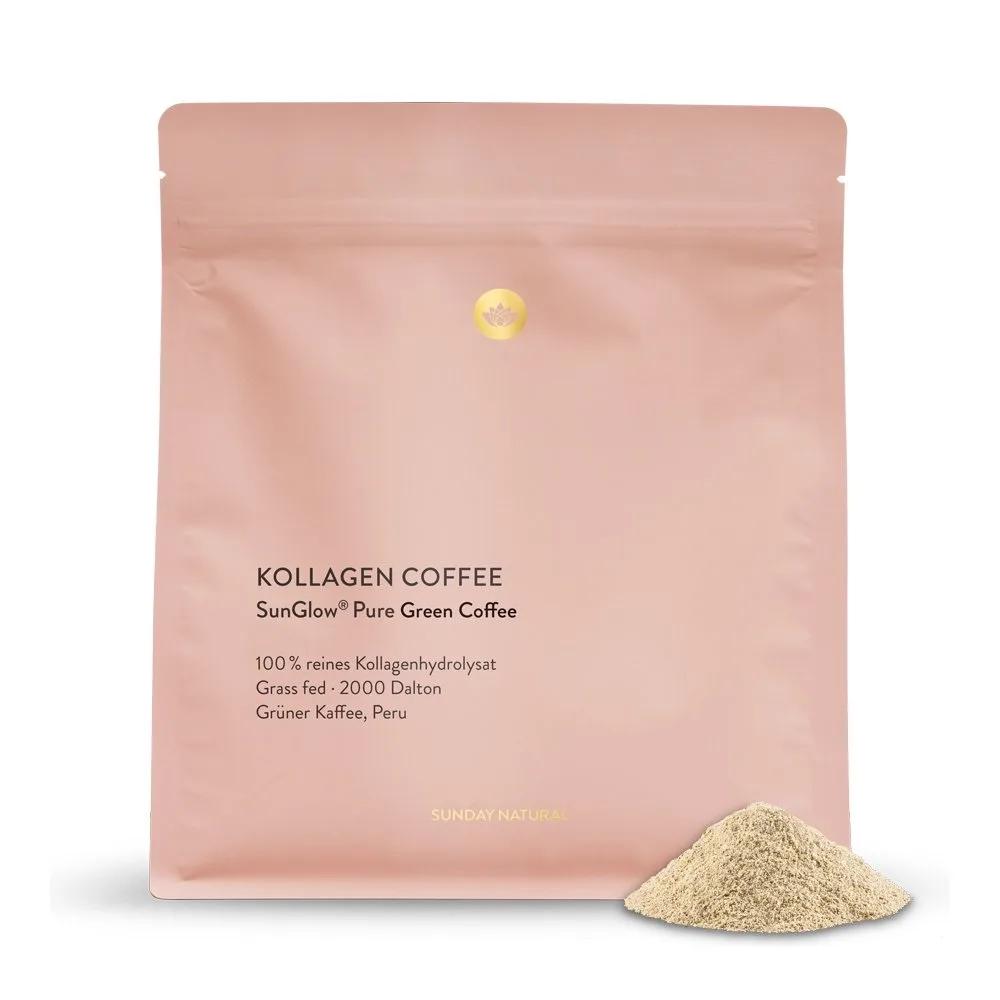 Коллагеновый кофе, 360 г, Sunday Natural, Kollagen Coffee SunGlow Pure