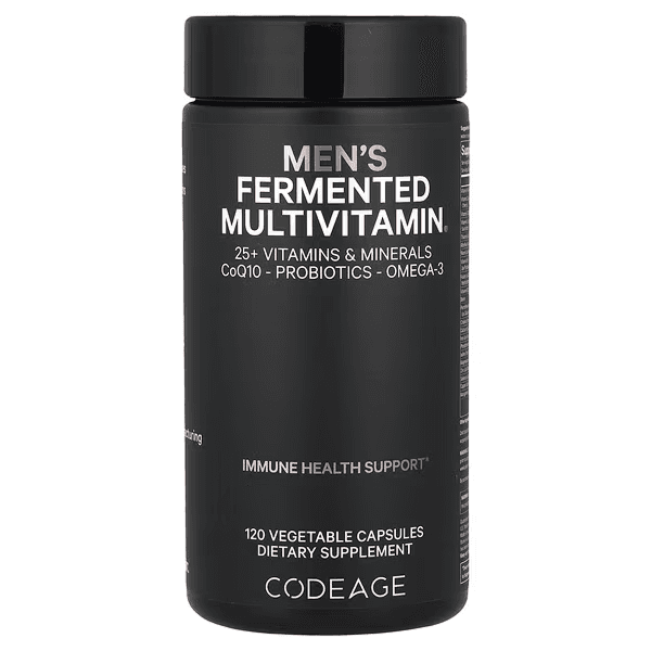 Ферментированные мультивитамины для мужчин, 120 капсул, Codeage,  Men's Fermented Multivitamin