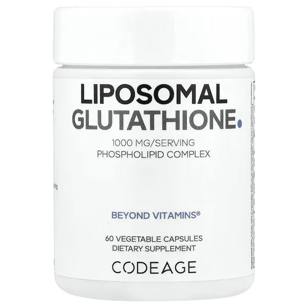 Липосомальный глутатион, 60 капсул (500 мг в 1 капсуле), Codeage, Liposomal Glutathione