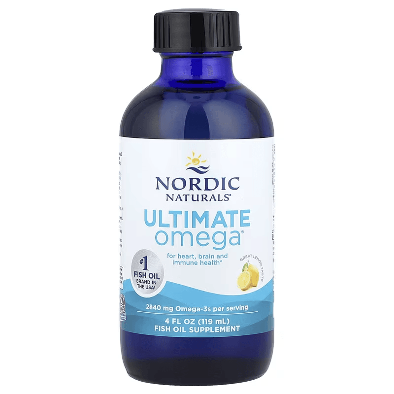 Nordic Naturals, Ultimate Omega, с лимонным вкусом, 119 мл