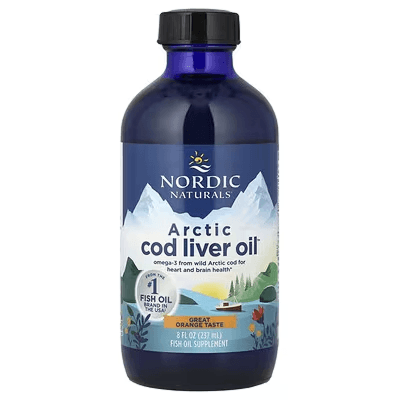 Масло печени арктической трески с апельсиновым вкусом 237 мл  Nordic Naturals