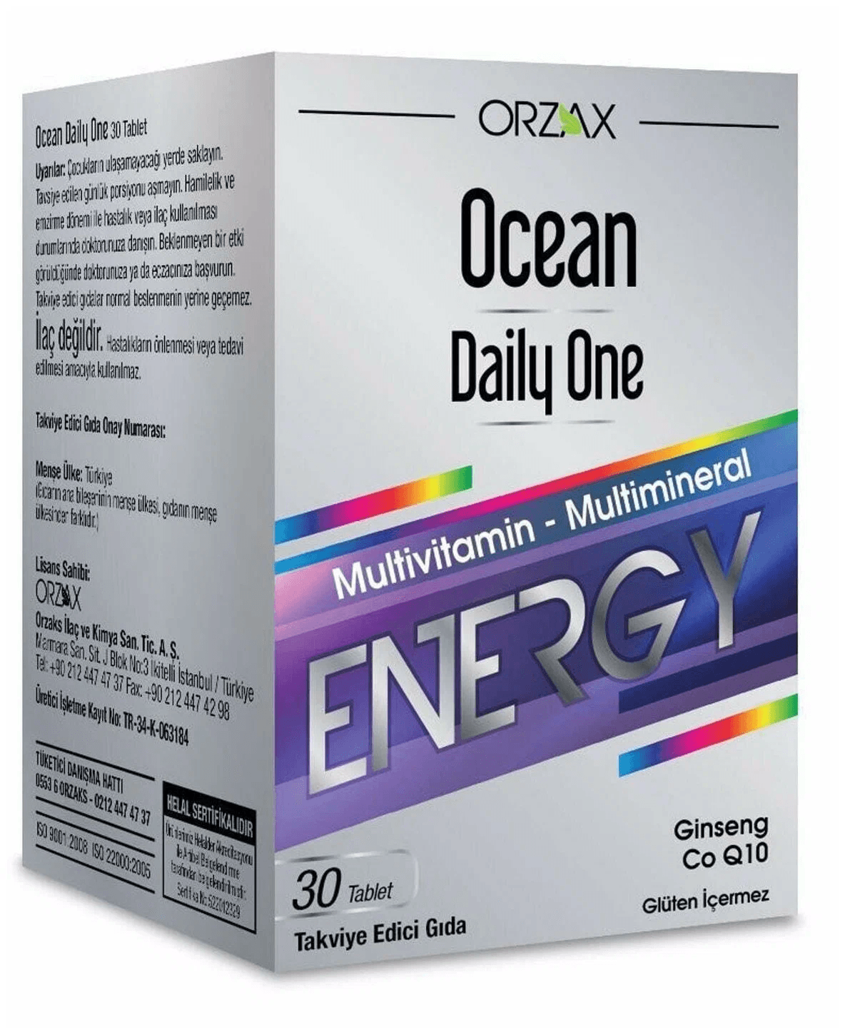 Мультивитамины Ocean Daily One Energy, 30 таблеток