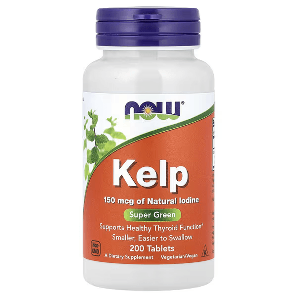 Бурые водоросли, 150 мкг, 200 таблеток, NOW Foods