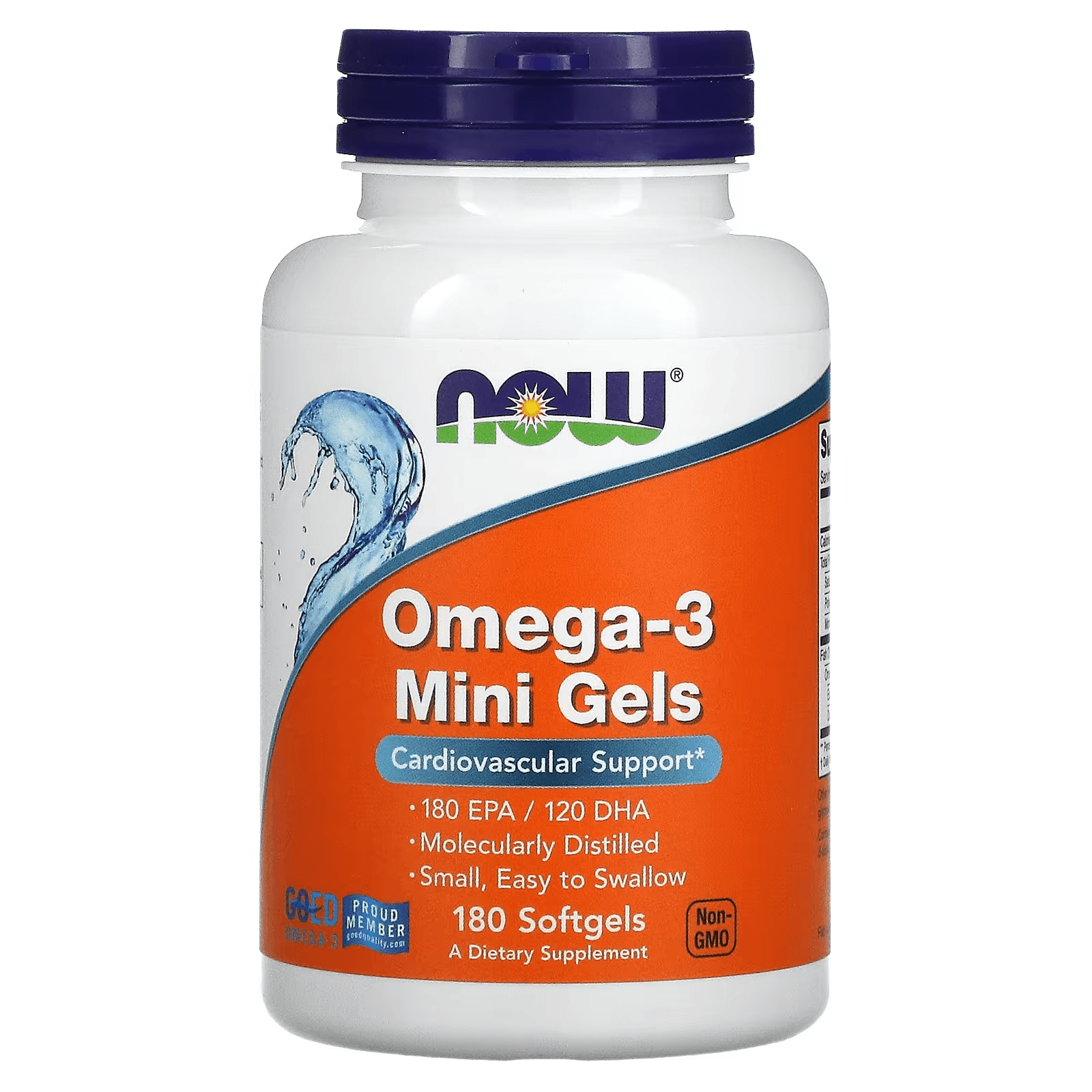 Омега-3 мини капсулы, 180 капсул, OMEGA-3 MINI GELS