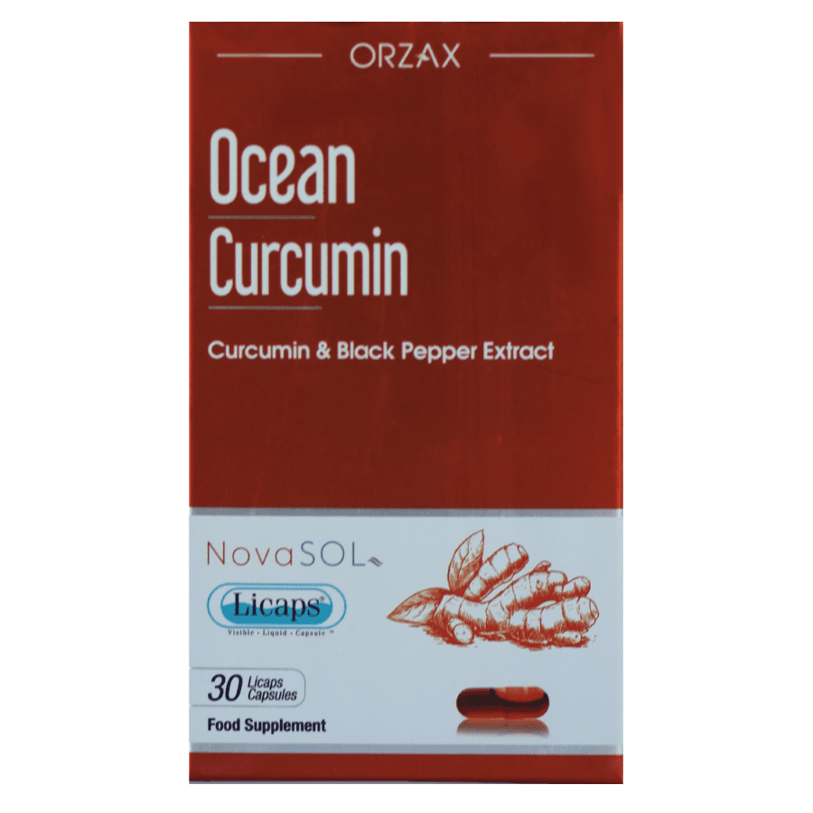 Куркумин и экстракт черного перца, 30 капсул, Ocean Curcumin