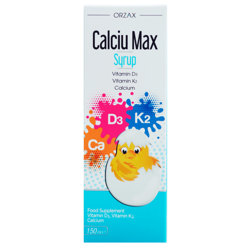 Кальций для детей, 150 мл, Calciu Max