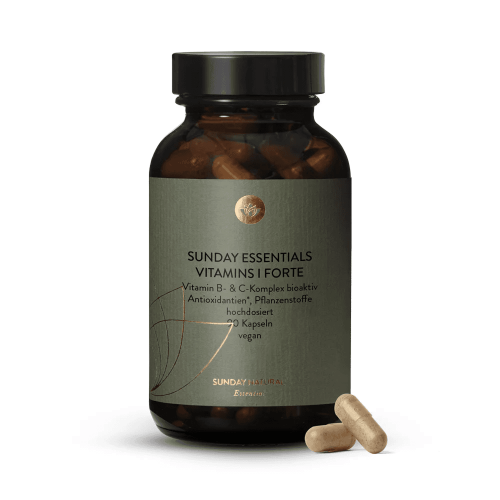 Мультивитамины для мужчин и женщин, 90 капсул, Sunday Natural, Essentials Vitamins I Forte