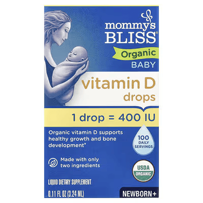 Витамин D3 в каплях для младенцев Mommys Bliss