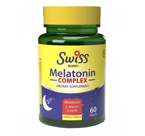 Мелатонин комплекс, 60 таблеток, Swiss Bork, Melatonin Complex